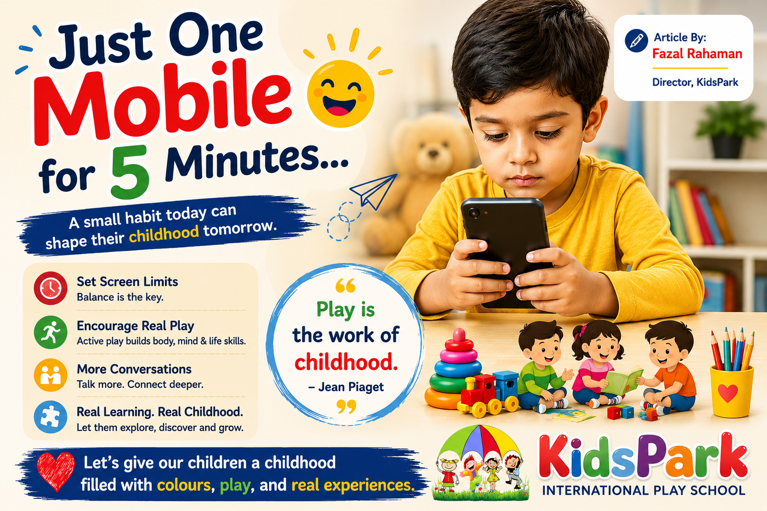 Just one Mobile for 5 Minutes